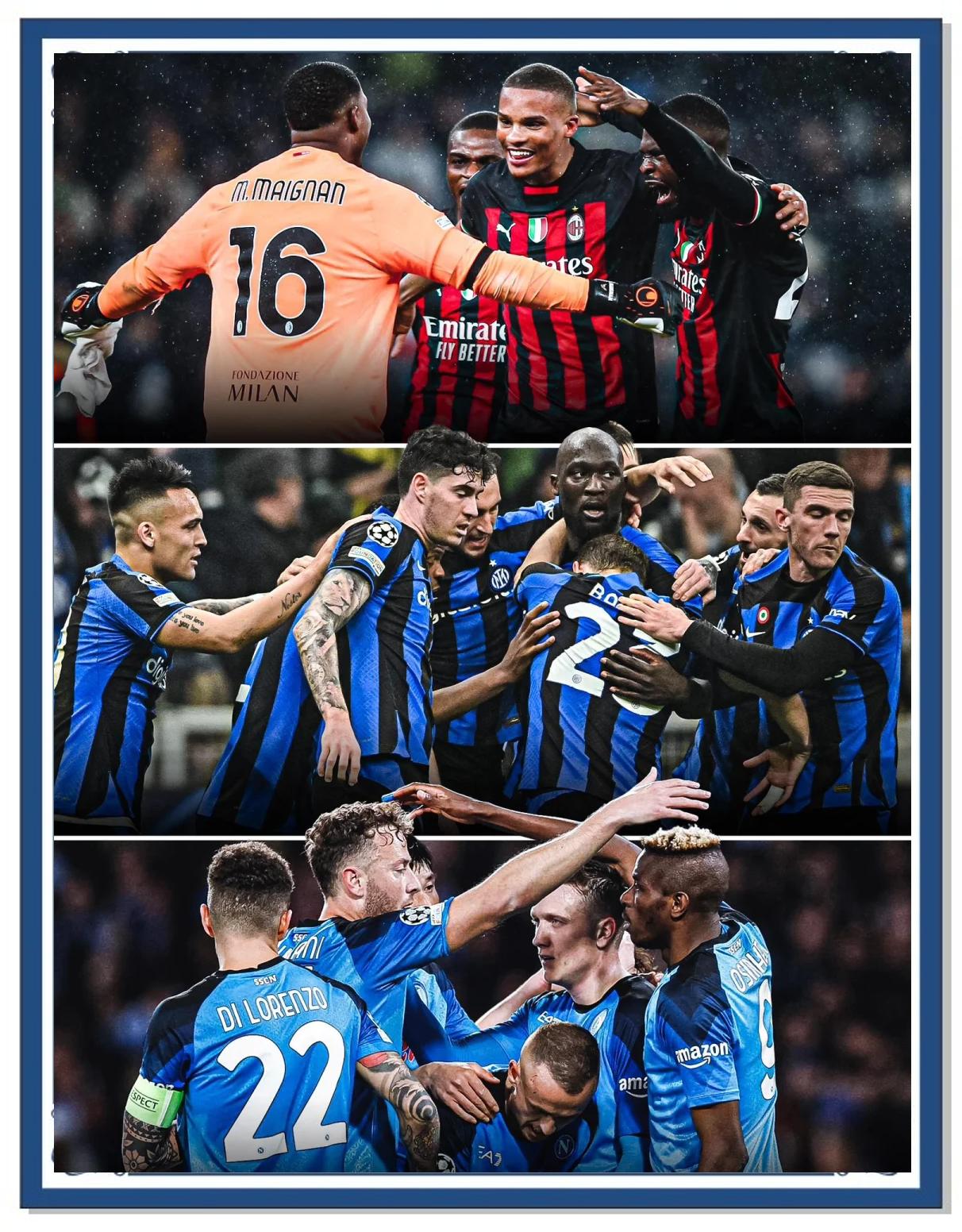 意甲劲旅面对强敌，力争欧冠晋级